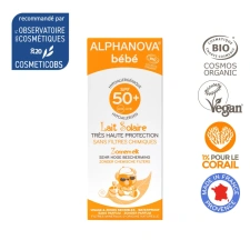 AZETABIO SUN looduslik  lõhnatu beebide 0+ päikesekreem SPF50