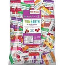YUMEARTH Organic fruit -flavored lollipop 100pc